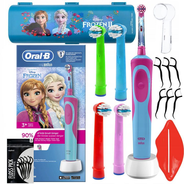 Elektrinis dantų šepetėlis vaikams Frozen Oral-B