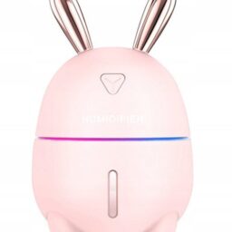 LED rožinis kiškis drėkintuvas su aromaterapijos funkcija