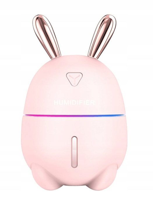 LED rožinis kiškis drėkintuvas su aromaterapijos funkcija