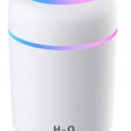 Ultragarsinis mini oro drėkintuvas ir aromaterapijos funkcija, baltas