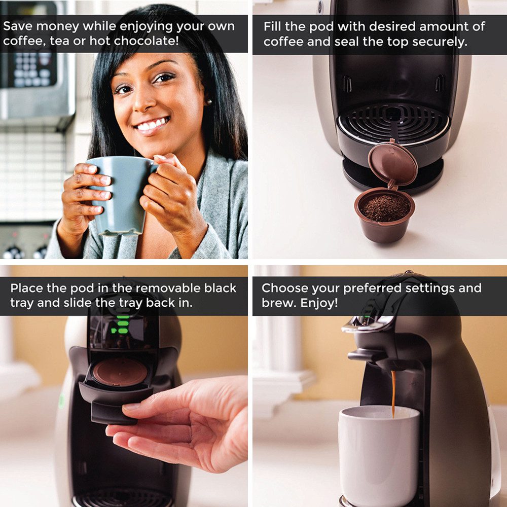 Daugkartinio naudojimo kavos kapsulės Dolce Gusto