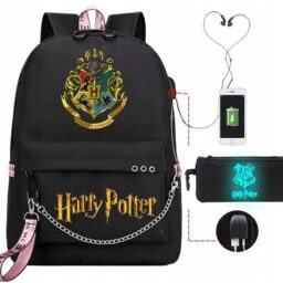 Harry potter mokyklinė kuprinė vaikams su USB