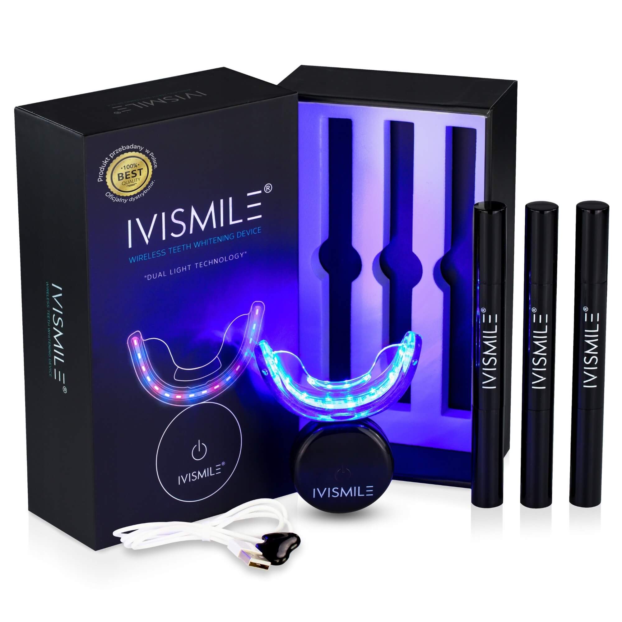 LED dantų balinimo rinkinys