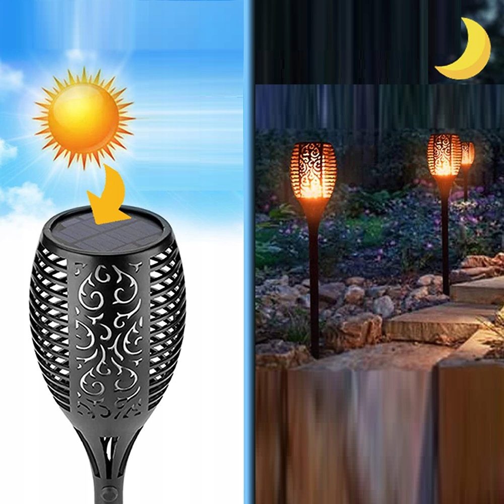 LED saulės energijos deglas