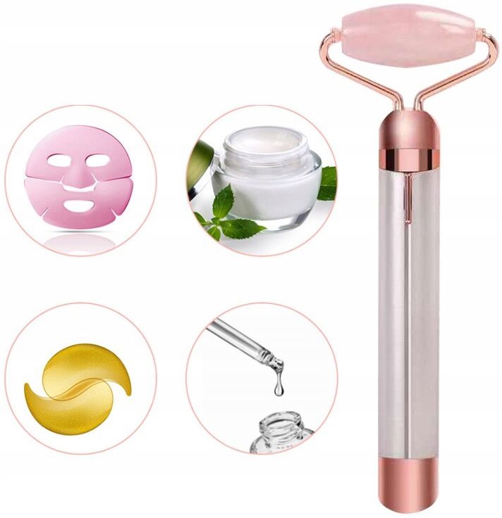 Vibruojantis veido masažuoklis JADEIT MASSAGER ROLLER