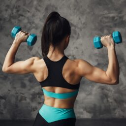 Aerobikos hanteliai, svoriai fitnesui (1, 2, 3 kg)