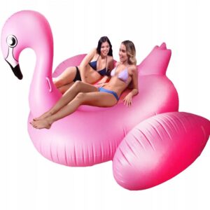 Pripučiamas flamingas vandens čiužinys