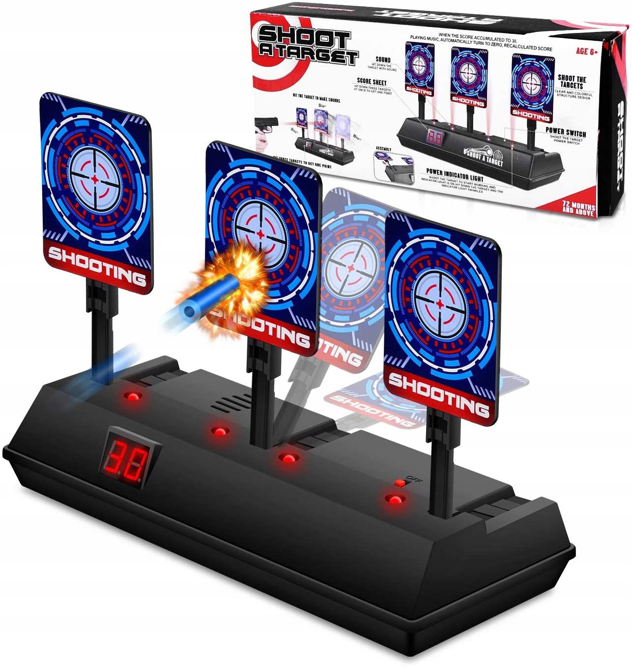 NERF taikinys