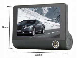 Vaizdo registratorius automobiliui su dideliu ekranu