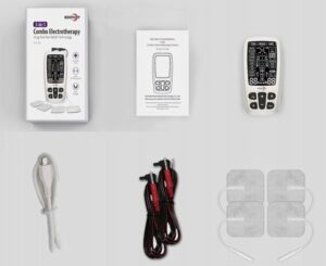 TENS/EMS elektrostimuliatorius rinkinys raumenims ir nervams
