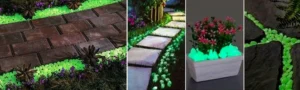 LUMINY Dekoratyviniai akmenys apšvietimui (100 daliu)