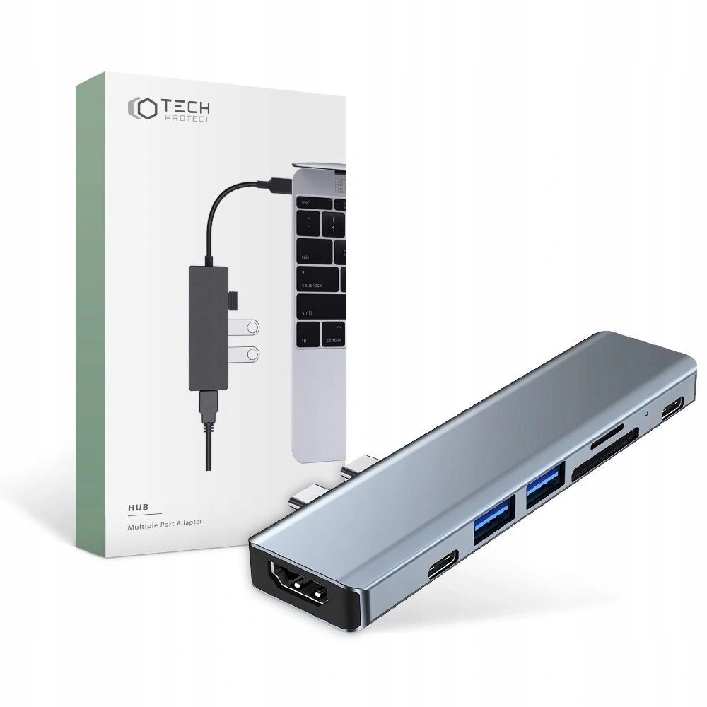 Adapteris 7in1 kaina