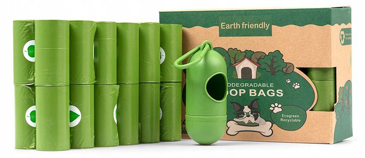 ekologiški suyrantys maišeliai šunų išmatoms