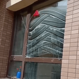 Langų šluostė su magnetu