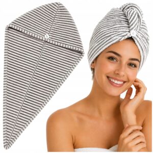 Mikropluošto rankšluostis plaukams - turbanas