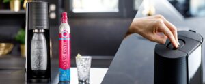 sodastream gazuotų gėrimų aparatas