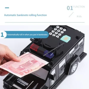 policijos automobilis elektroninė taupyklė