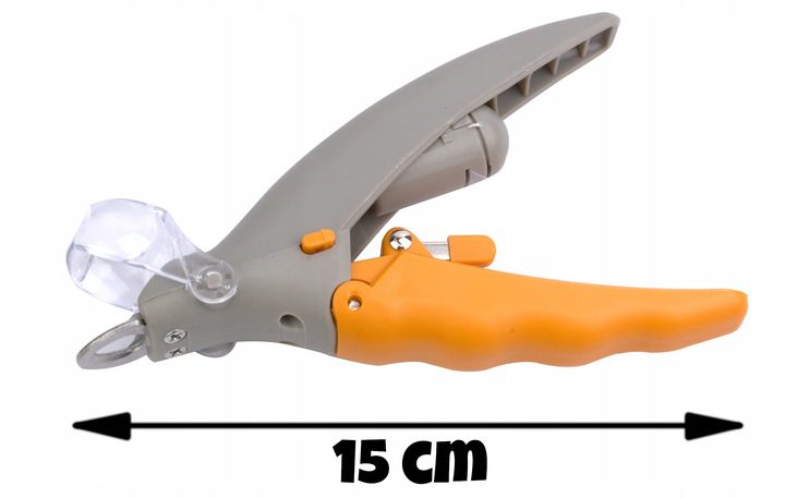 kačių nagų žirklės su led lempute