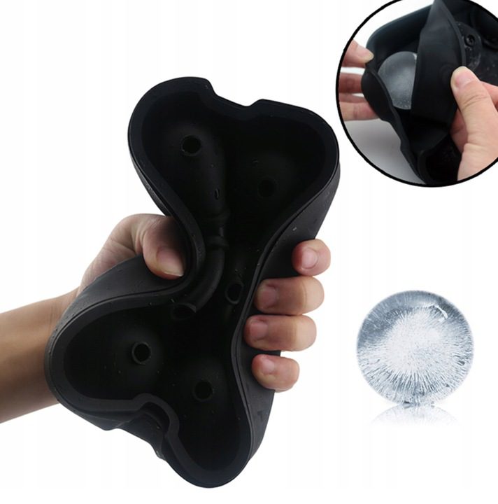 Silikoninė forma 2in1 kubeliai kamuoliukai