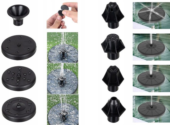 LED RGB fontanas su saulės baterija