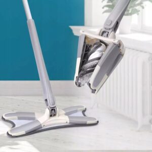 360 triangle mop, TriangleMop – universali šluostė su trikampio formos galvute