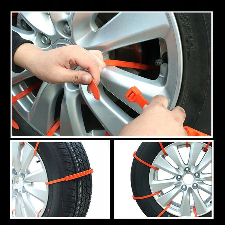 Automobilio padangų sniego raiščiai (10 vnt.) | NIFTCHAINS