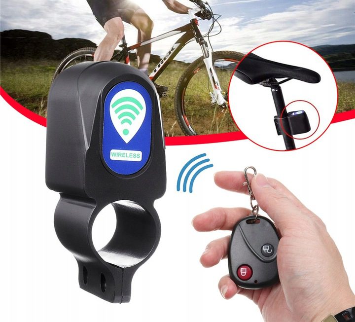 Belaidis dviračio aliarmas SafeBike