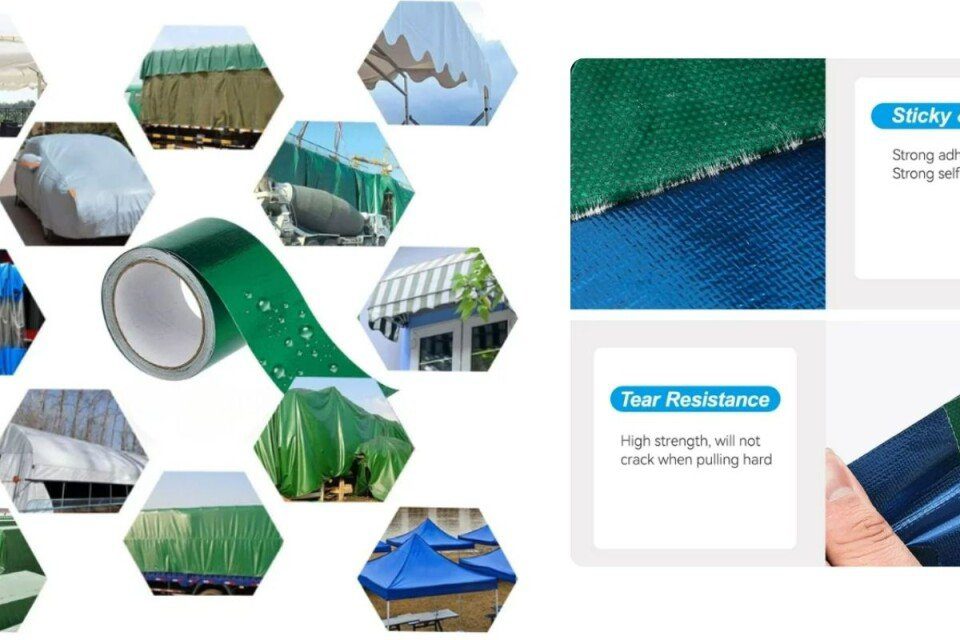 Stipri lipnus juosta įvairiems remontams TarpaulinTape (5 m)