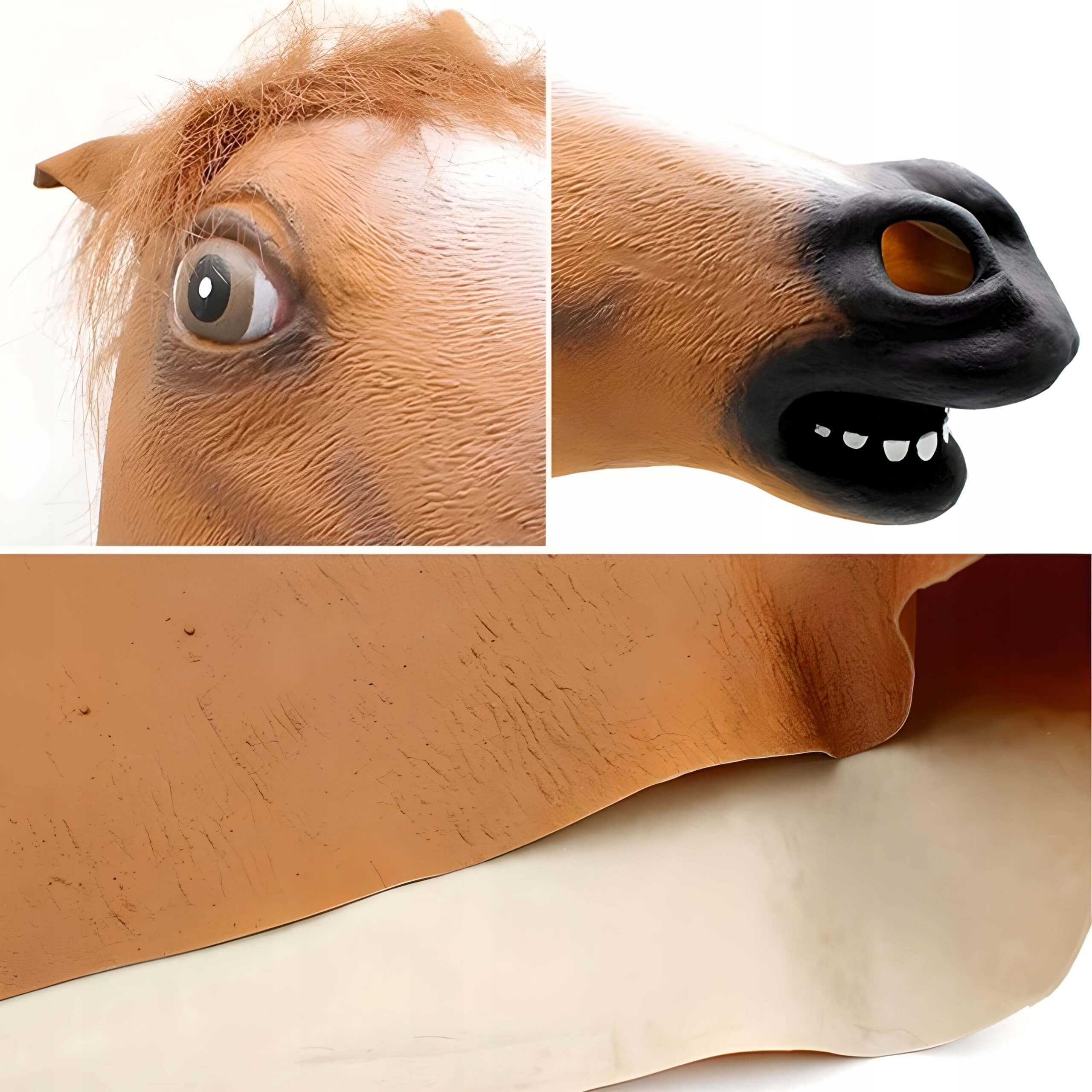 žirgo galva kaukė