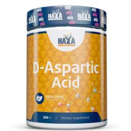 Haya Labs Sports D-Aspartic Acid (DAA) 200 g. (D-asparagino rūgštis)