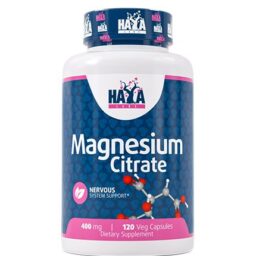 Haya Labs Magnesium 120 kaps. (Magnio citratas)