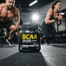 Olimp BCAA Xplode 500g pakuotė. Aukštos kokybės BCAA papildai raumenų auginimui.