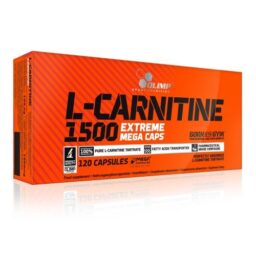 Olimp L-Carnitine 1500 Extreme. Stiprus L-karnitino papildas riebalų deginimui. 120 kaps.