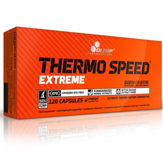 Olimp Thermo Speed Extreme 120 kapsulių – stiprus riebalų degintojas