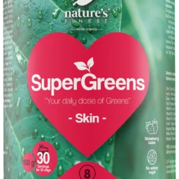 Nature's Finest supermaisto mišinys odai „SuperGreens SKIN“, ekologiškas 150 g.