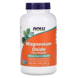 NOW Foods Magnesium Oxide Pure Powder 227 g. (magnio oksidas)