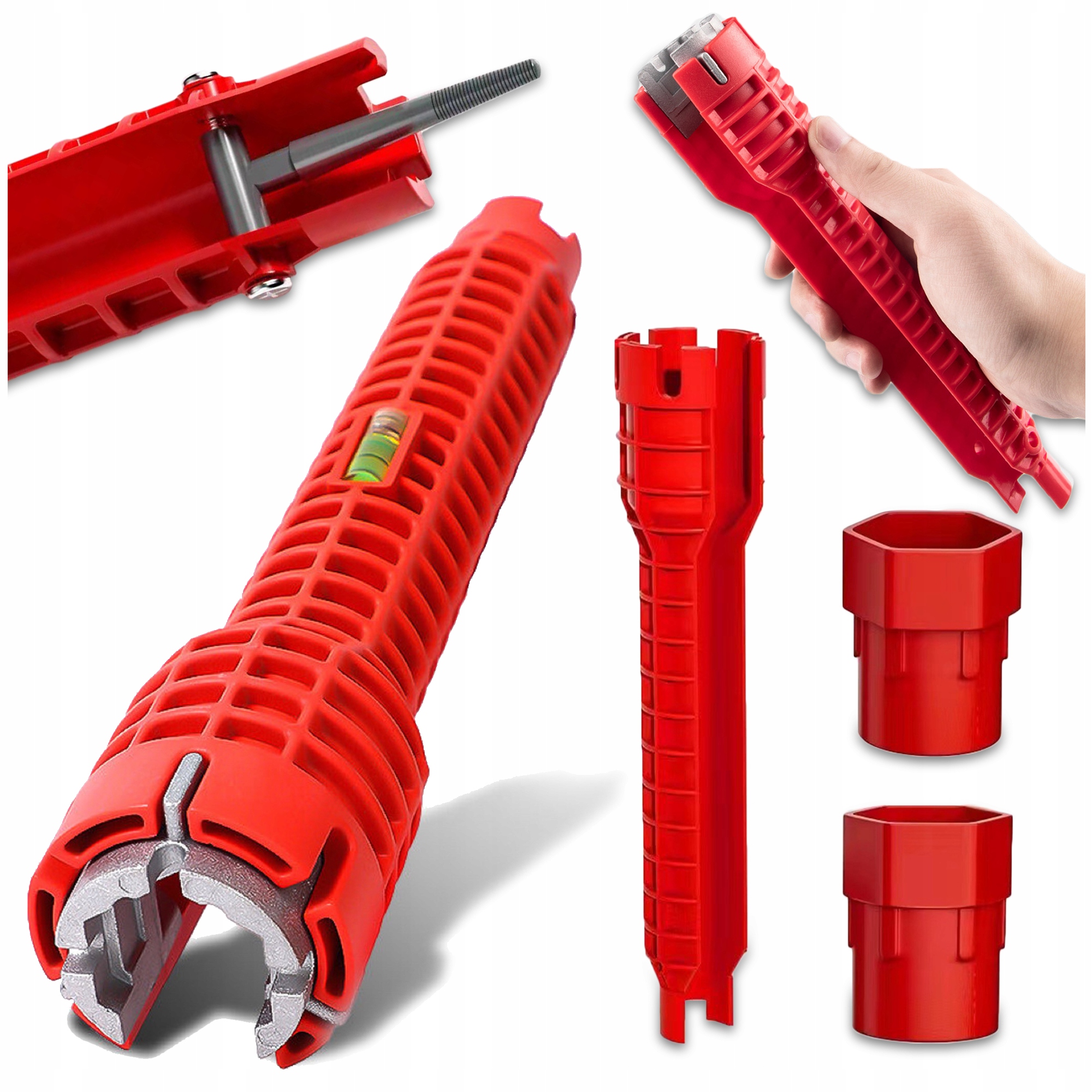 8-viename kriauklių ir vamzdžių raktas – lengvas remontas net siauriausiose vietose