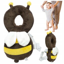 Kuprinė su galvos apsauga kūdikiui, nugaros apsaugos pagalvė, pagalvė vaikui, kuprinė kūdikiui