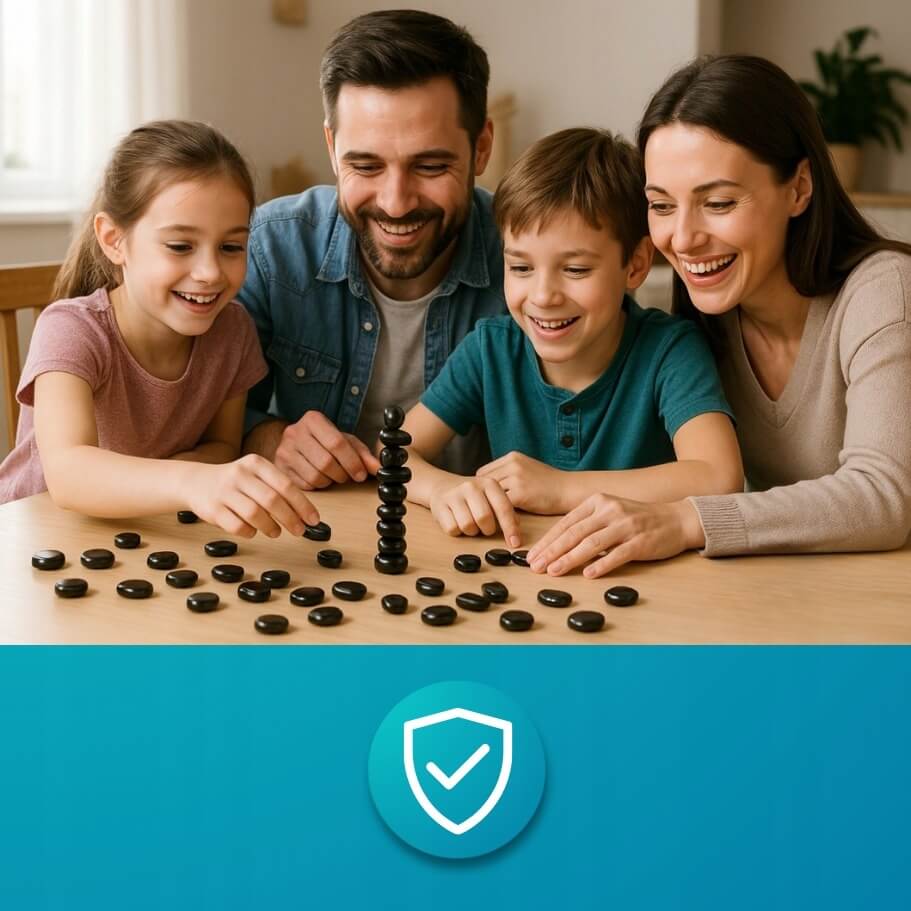 Magnetų dėliojimo žaidimas