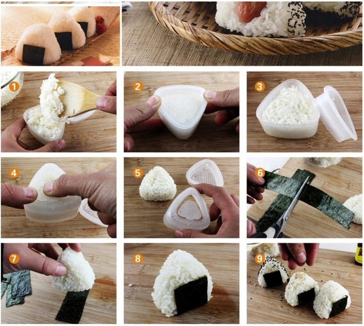 sušiu gaminimo formelės onigiri