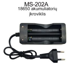 18650 baterijų pakrovėjas įkroviklis kaina internetu