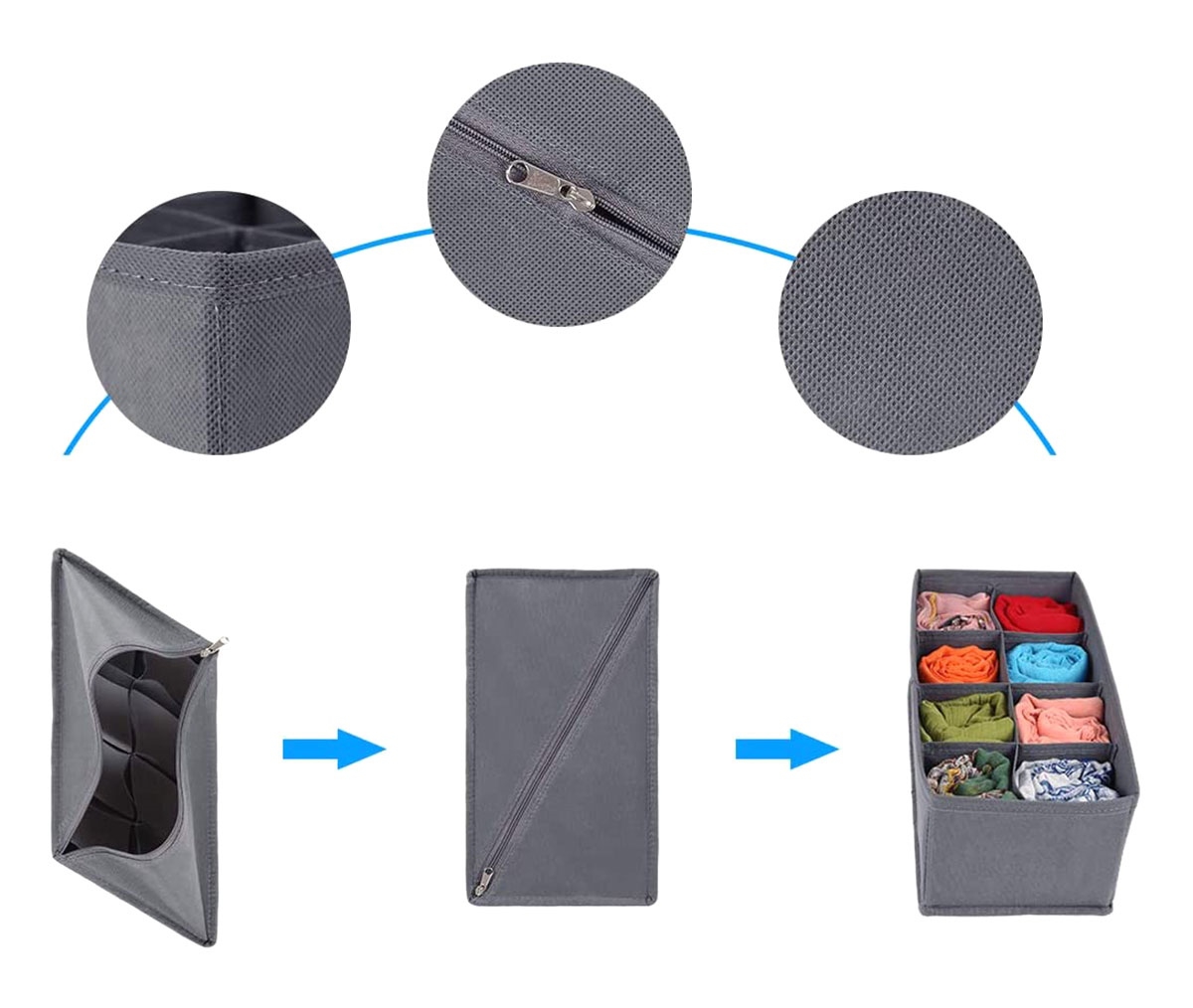 3 Įdėklų Stalčiams Rinkinys kaina internetu