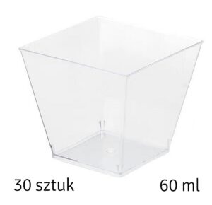 30 permatomų puodelių rinkinys kaina internetu