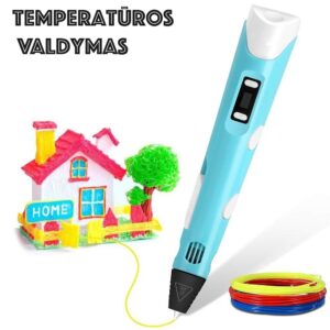 3D Pieštukas Pla ir Abs plastikui rašiklis kaina internetu