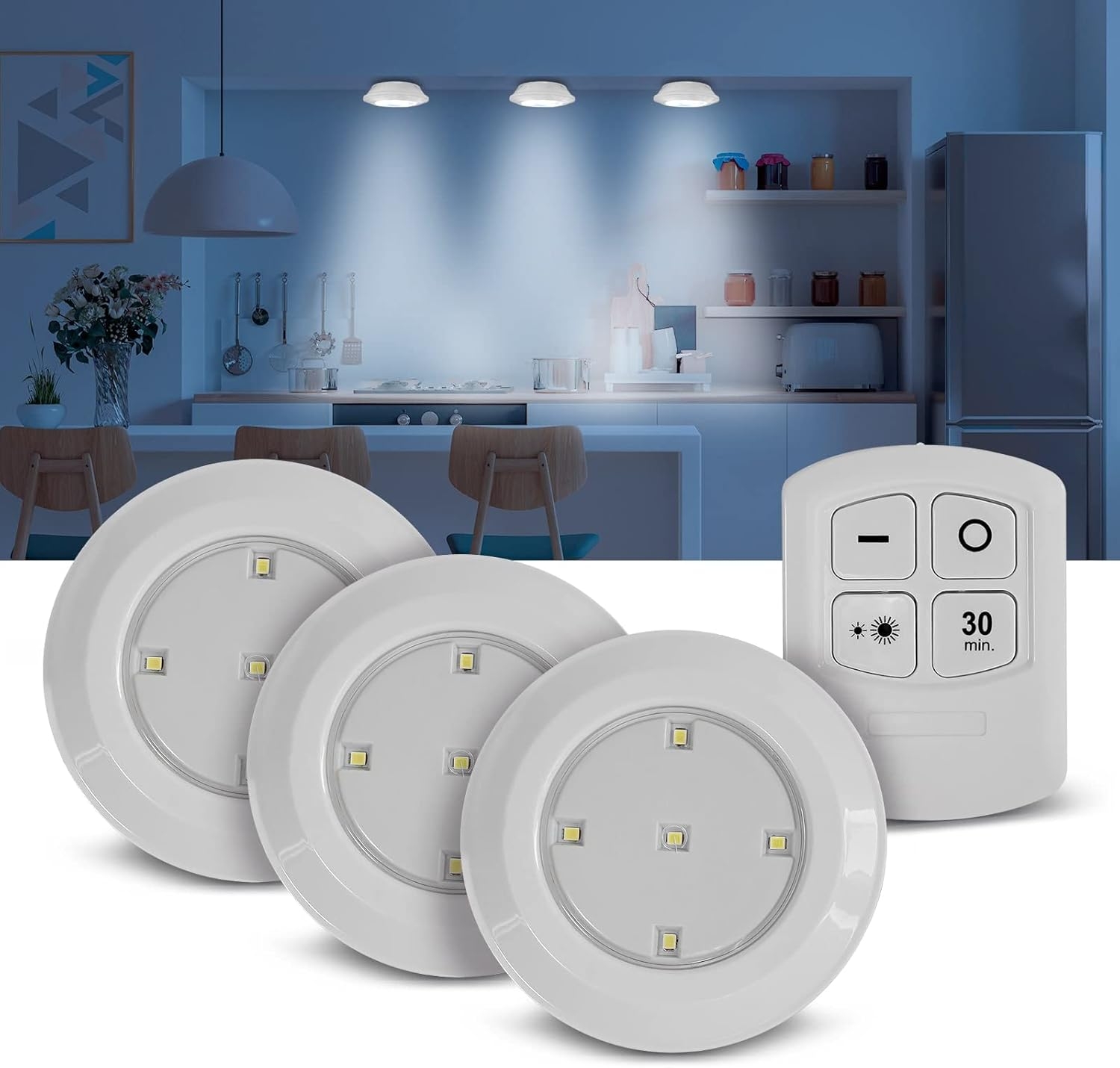 3X Led lemputės su pulteliu kaina internetu