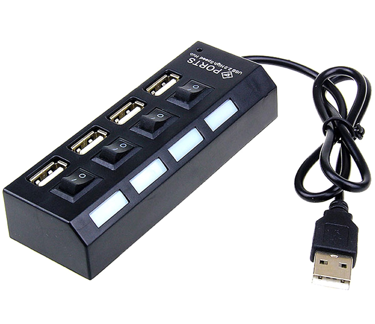 4 X USB Šakotuvas kaina internetu