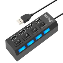 4 X USB Šakotuvas kaina internetu
