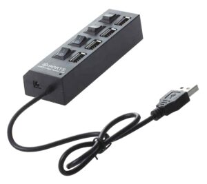 4 X USB Šakotuvas kaina internetu