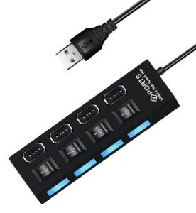 4 X USB Šakotuvas kaina internetu
