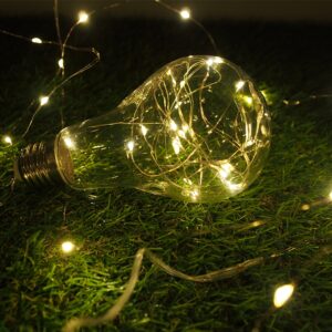 50 LED Girlianda, Šiltai Balta kaina internetu